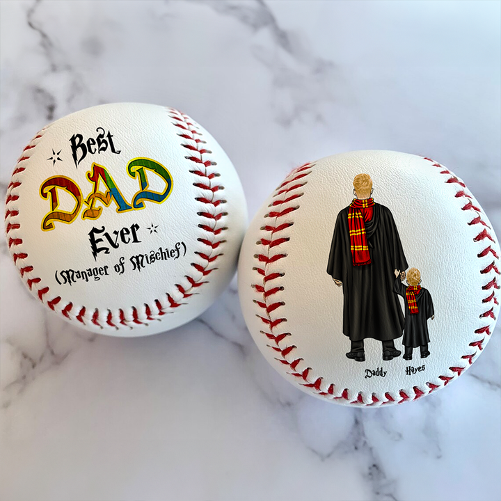 Personalized Gift For Dad Baseball Father's Day Wizard Dad 052ACHU050425TM