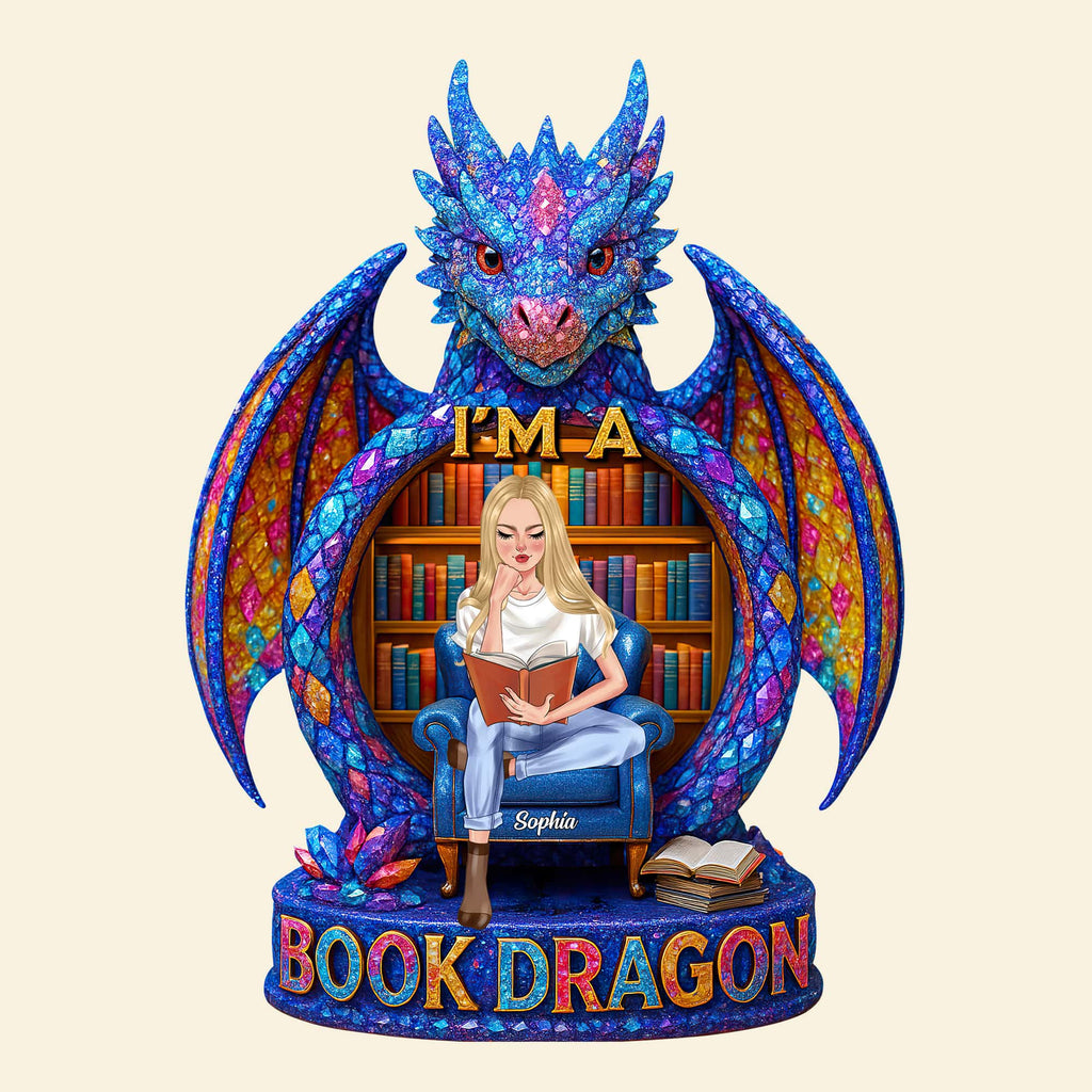 Book Lovers Plaque - Personalized Gifts For Book Lovers 01hutn140525tm