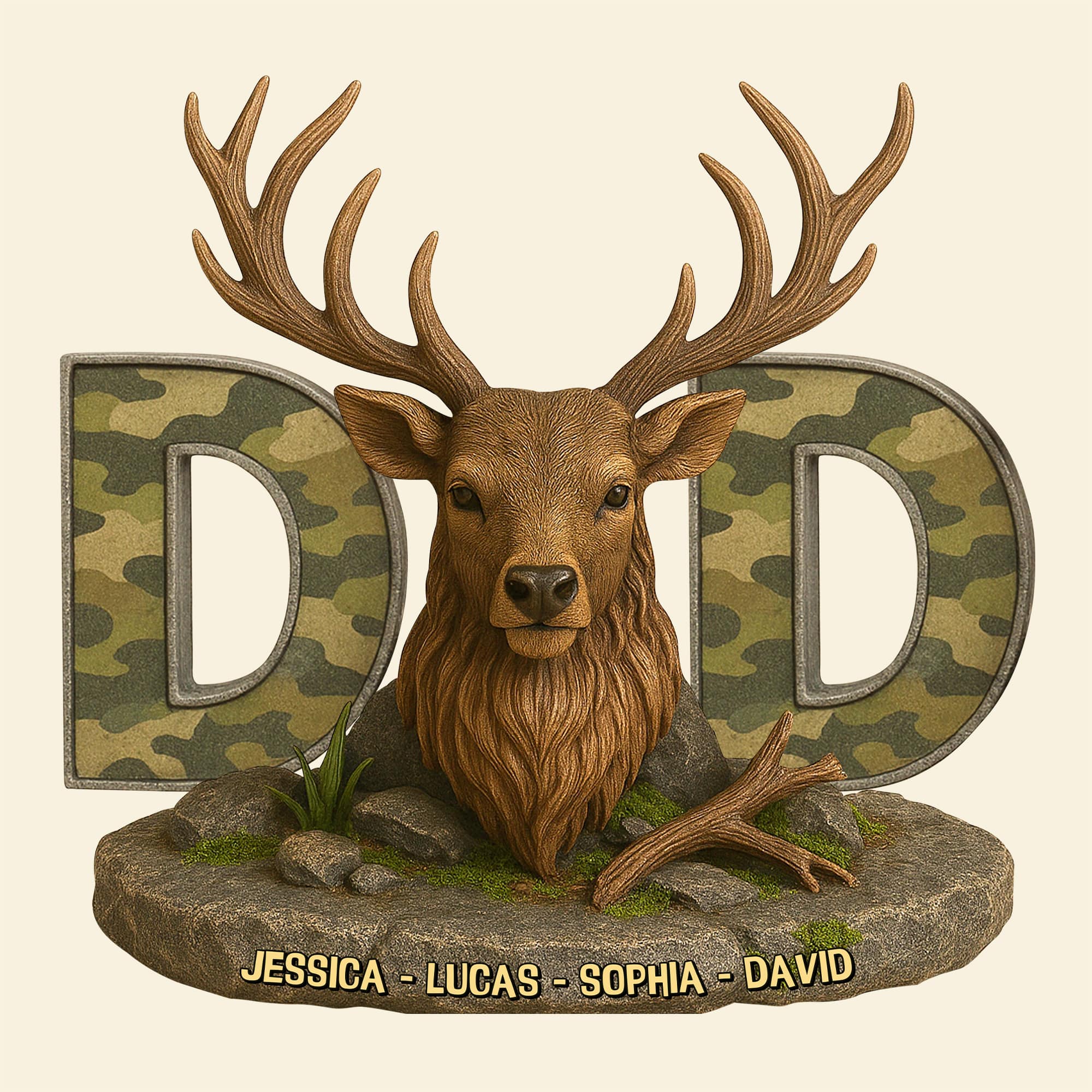 Hunting Deer Plaque Personalized Gifts For Dad 03xqtn170425 Hunting Lovers