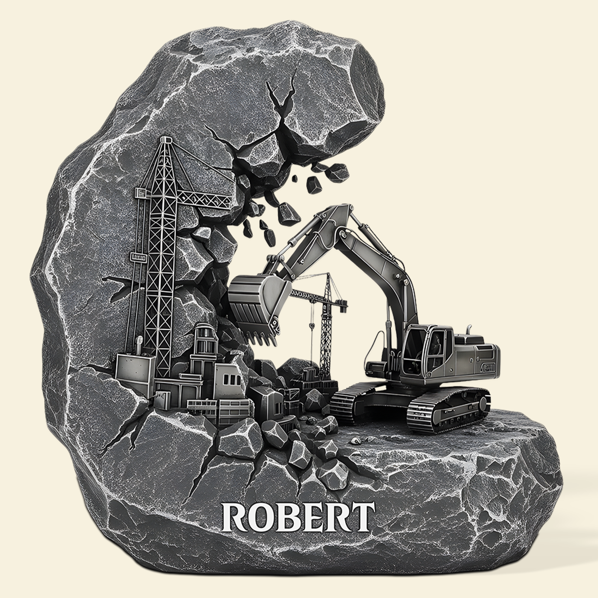 Excavator Operator Acrylic Plaque - Personalized Gifts For  Construction Worker 03qhpu110625