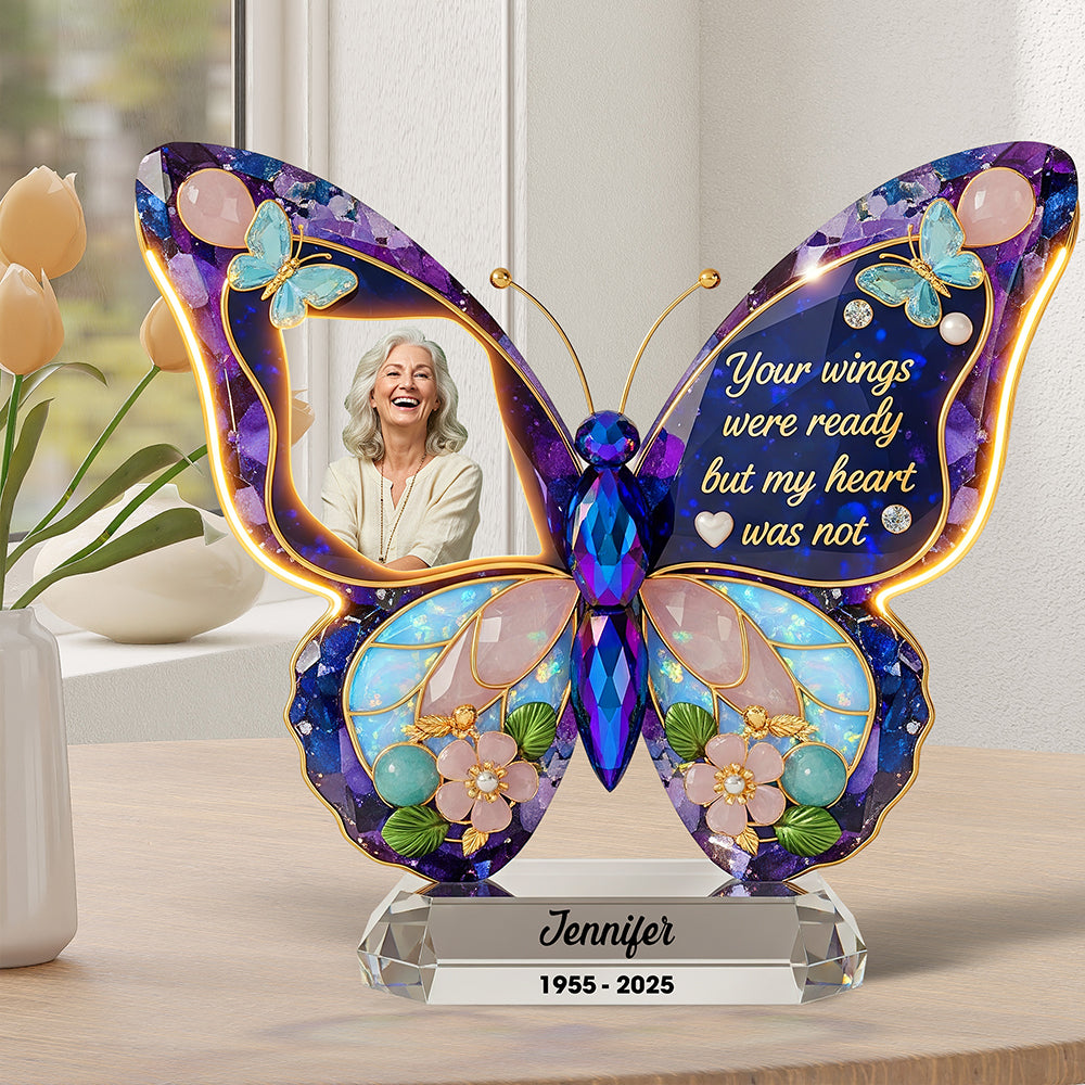 Memorial Acrylic Plaque - Custom Photo Gifts For Heaven 02naqn270525