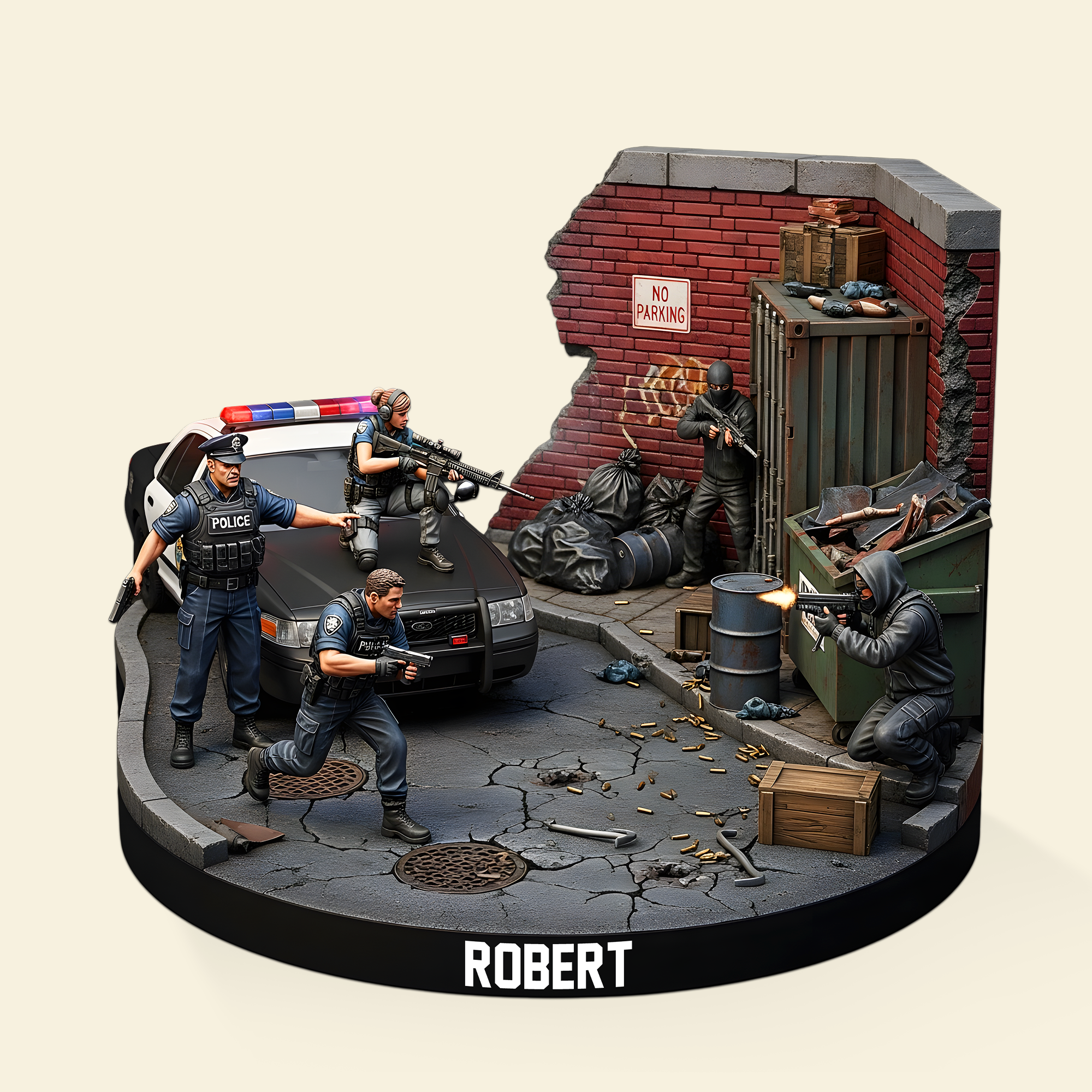Police Acrylic Plaque - Personalized Gifts For Police Officer 01TOPU070725