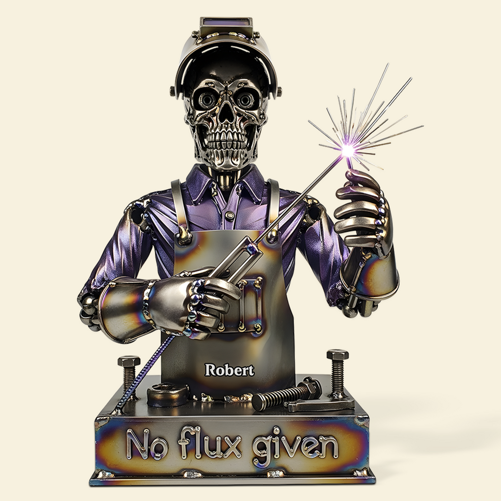 Badass Welder Skull Acrylic Plaque - Personalized Gifts For Welder 03QHPU100625