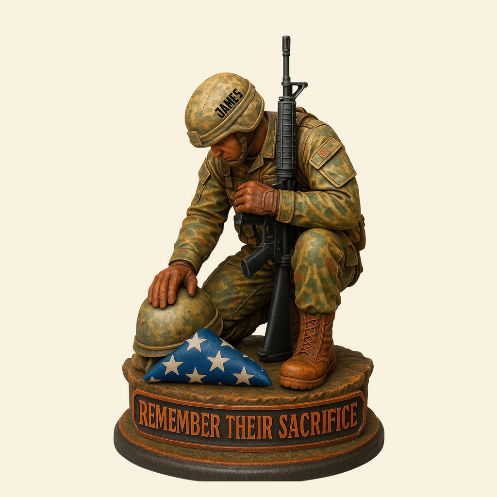 Remember Sacrifice Acrylic Plaque Personalized Gifts For Veteran 05TOTN300525