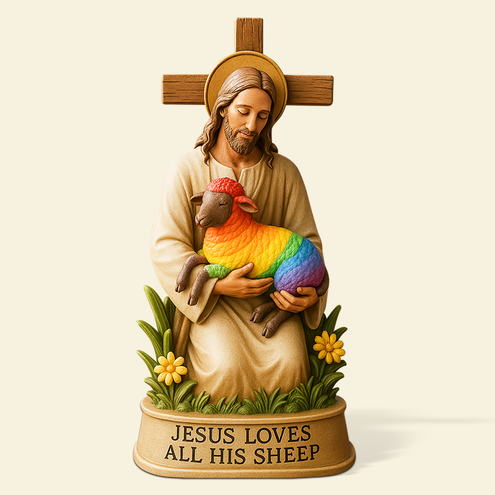 LGBT Jesus Support Plaque Gifts For LGBT 01hupu130525