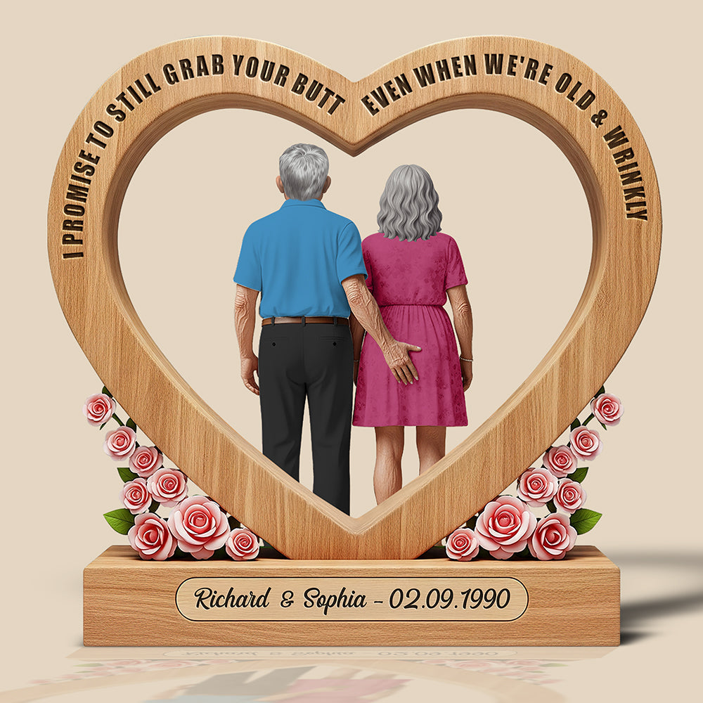 Old Couple Acrylic Plaque - Personalized Gifts For Couple 04ohqn290525