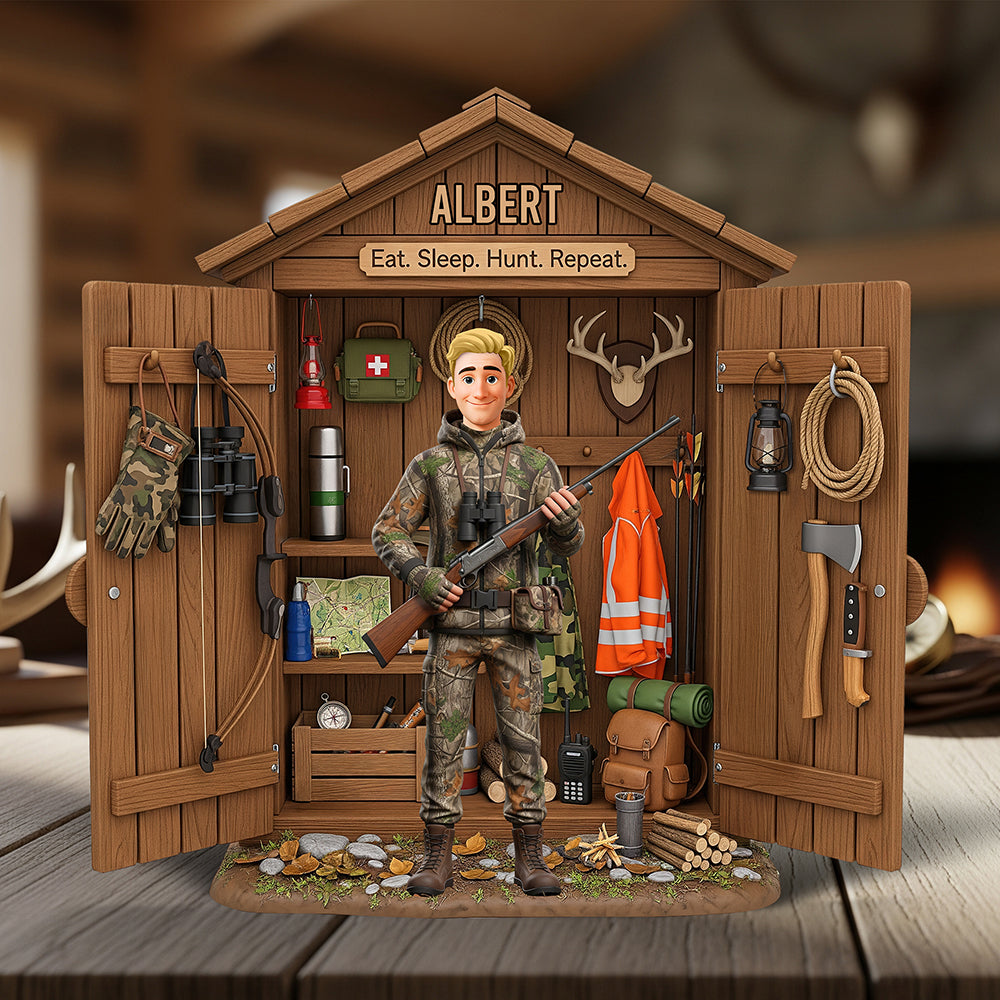 Hunting Acrylic Plaque - Personalized Gifts For Hunters 02ohqn230625