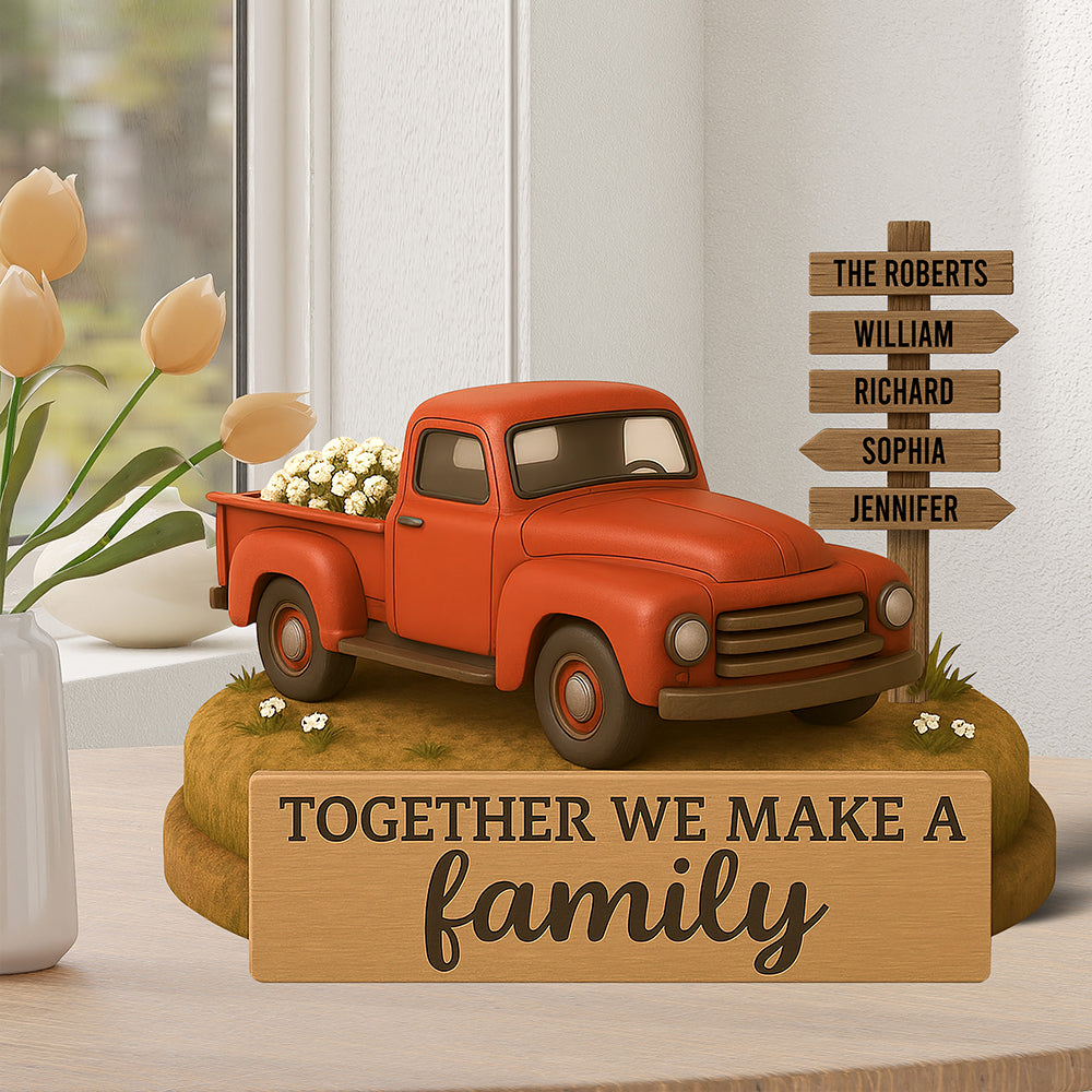 Farmer Family Acrylic Plaque Personalized Gifts For Family 01NAQN170525