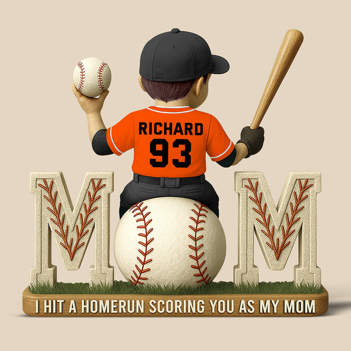 Baseball Mom Acrylic Plaque Gifts For Mom 04TGQN180425