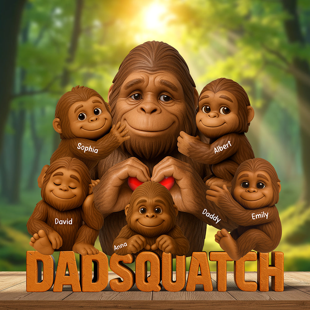 Dadsquatch Acrylic Plaque - Personalized Gifts For Dad 04naqn170525