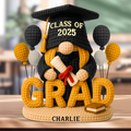 Gnome Graduation Plaque - Personalized Gifts For Graduates 02napu140525