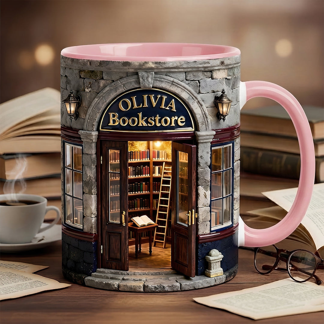 Custom Bookstore Mug - Personalized Coffee Mug - Book Lover Gifts