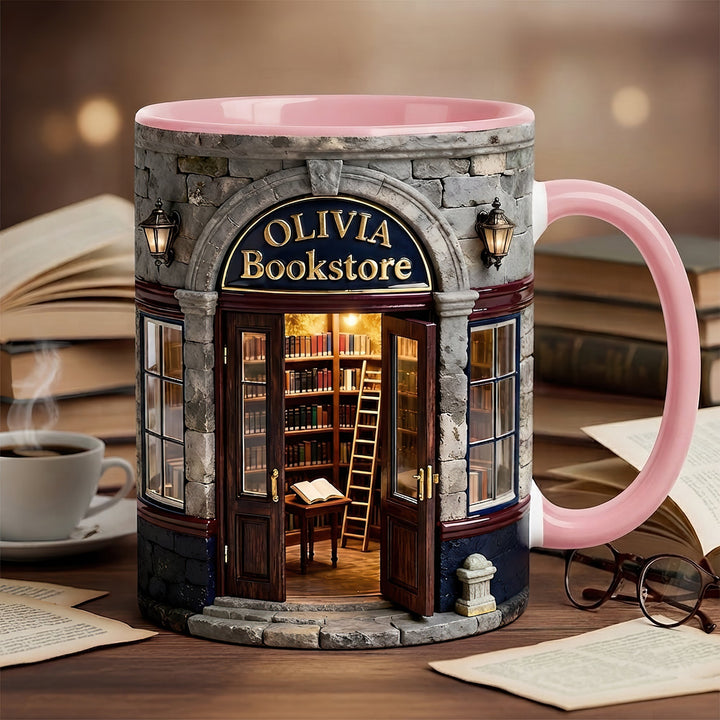 Custom Bookstore Mug - Personalized Coffee Mug - Book Lover Gifts