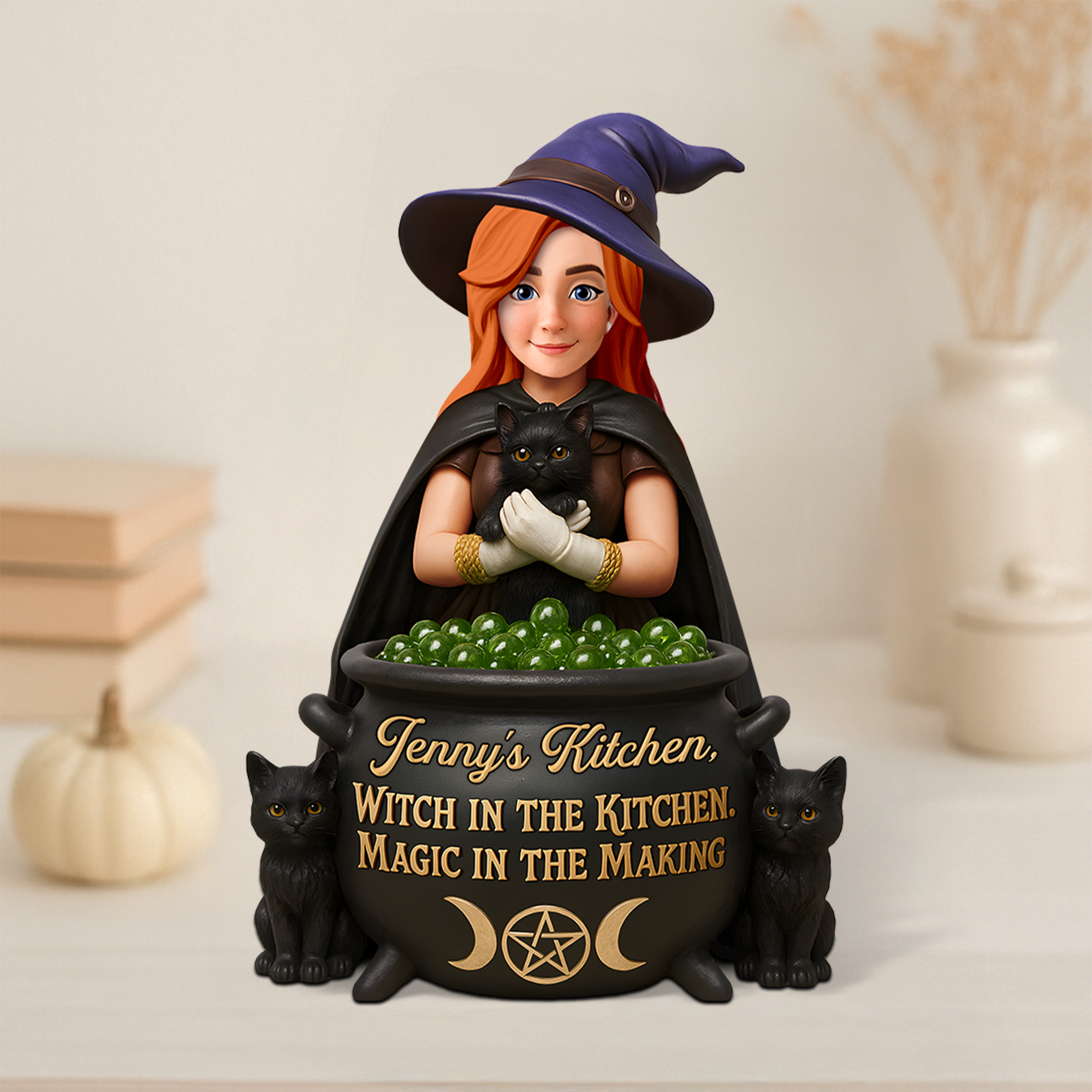 Kitchen Witch Acrylic Plaque - Personalized Gifts For Witches 01ohpu170625