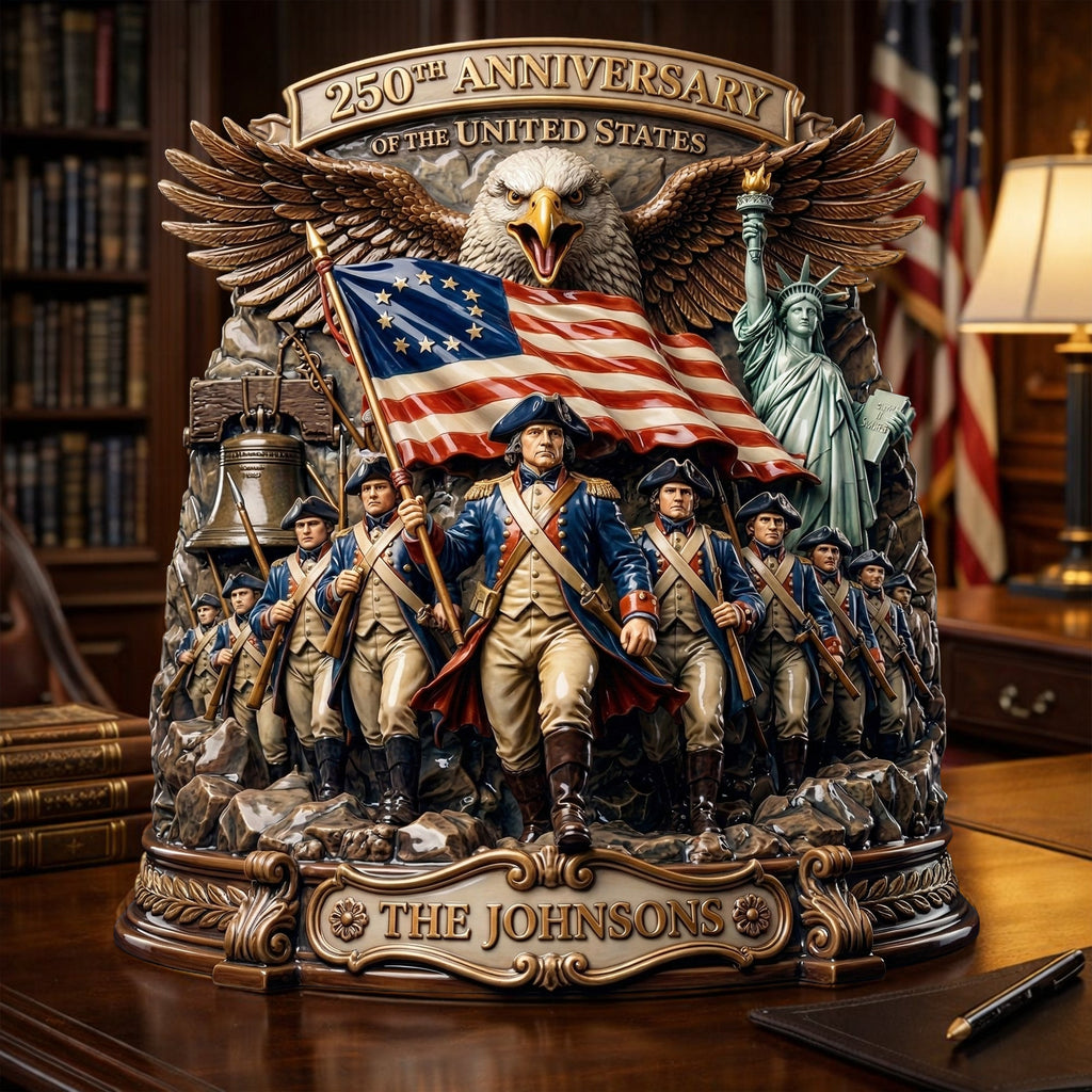 250 years USA Acrylic Plaque - Personalized Patriotic Gifts 02TYLU110326