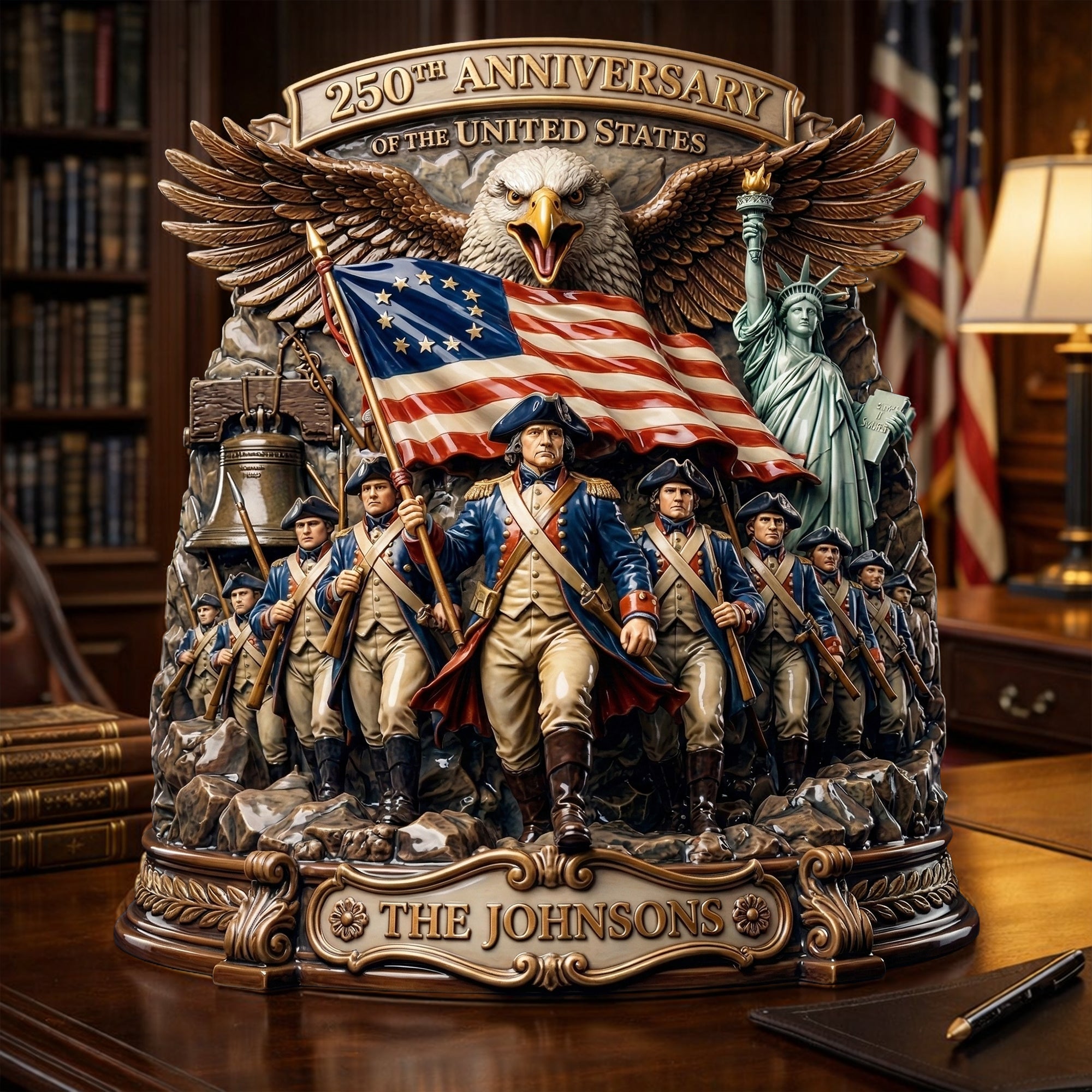 250 years USA Acrylic Plaque - Personalized Patriotic Gifts 02TYLU110326