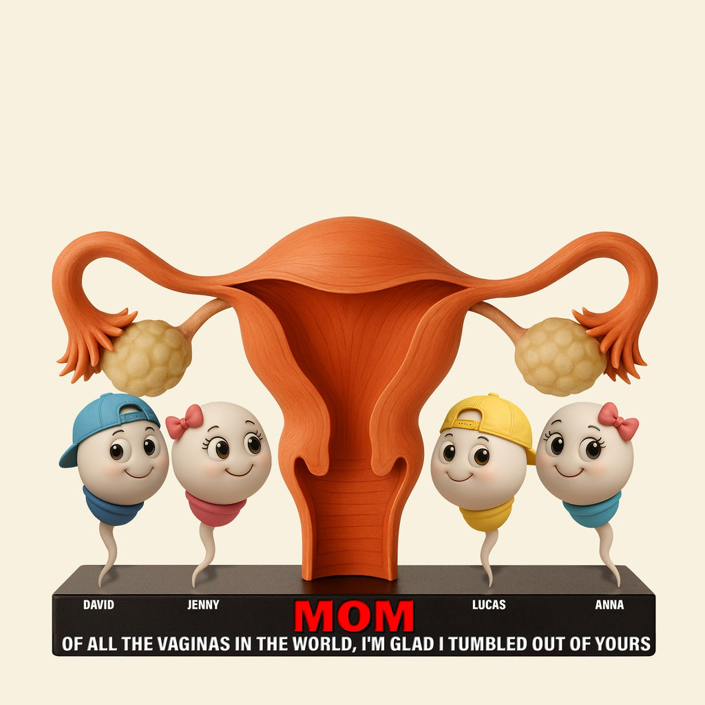 Funny Sperm Plaque Personalized Gifts For Mom 04ohtn240425