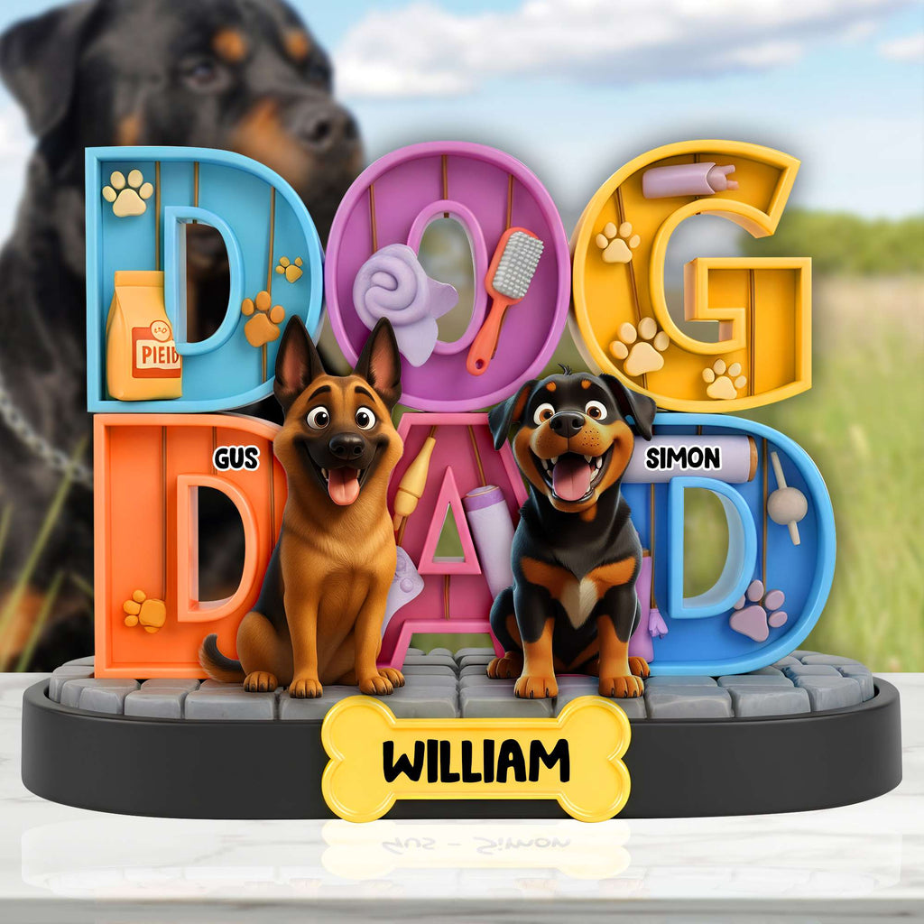 Adorable Dog Acrylic Plaque - Personalized Gifts For Dog Lovers 06TGLU260625