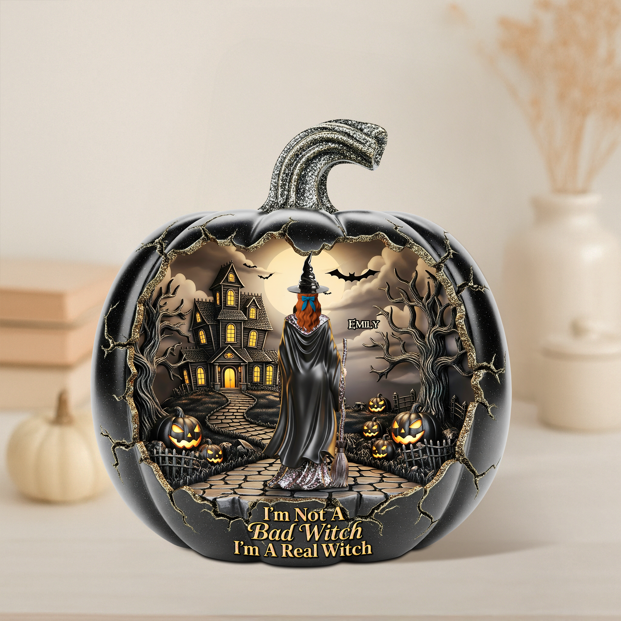Witch Plaque - Personalized Gifts For Magic Lovers 01ohpu080725