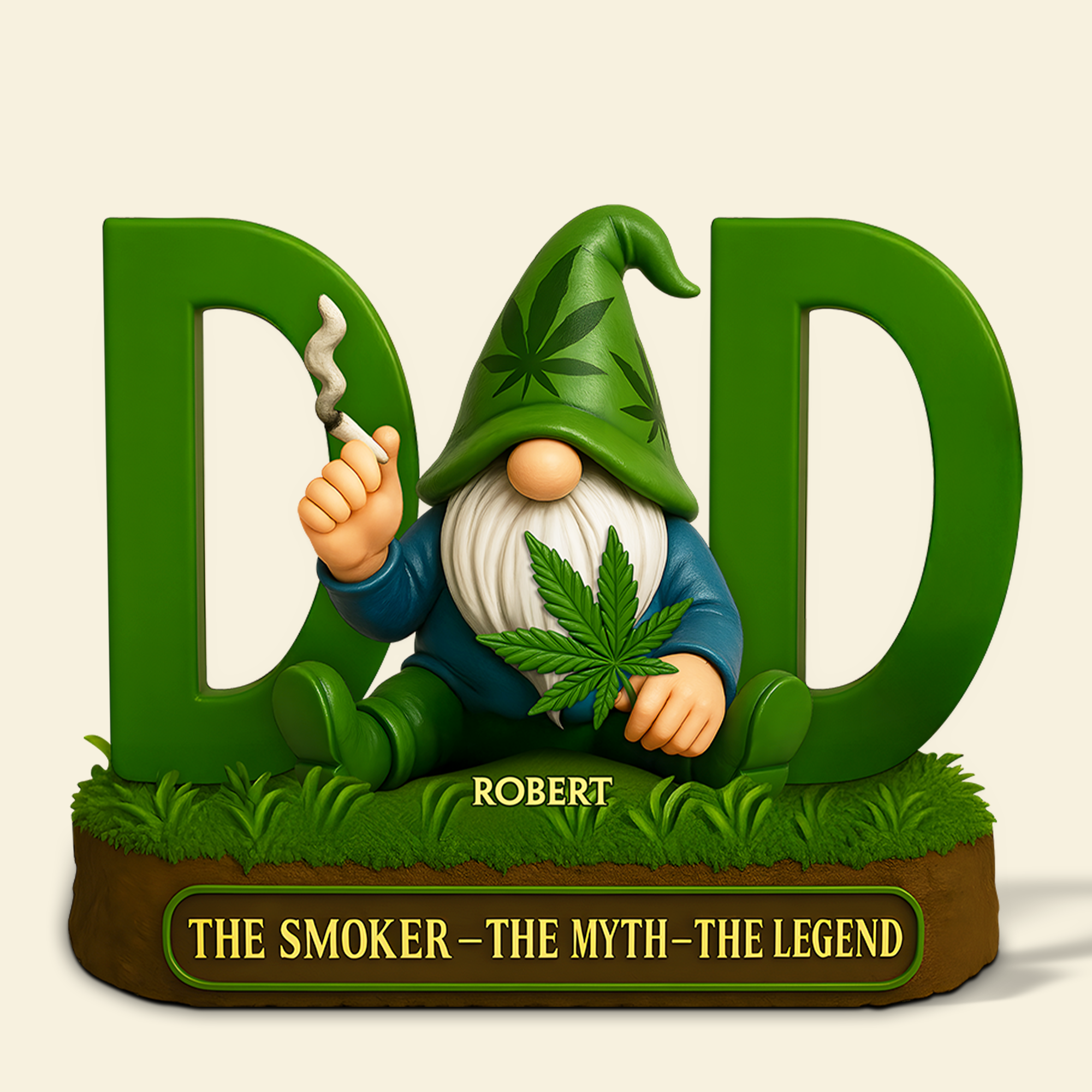 Weed Dad Plaque - Personalized Gifts For Dad 02topu170525