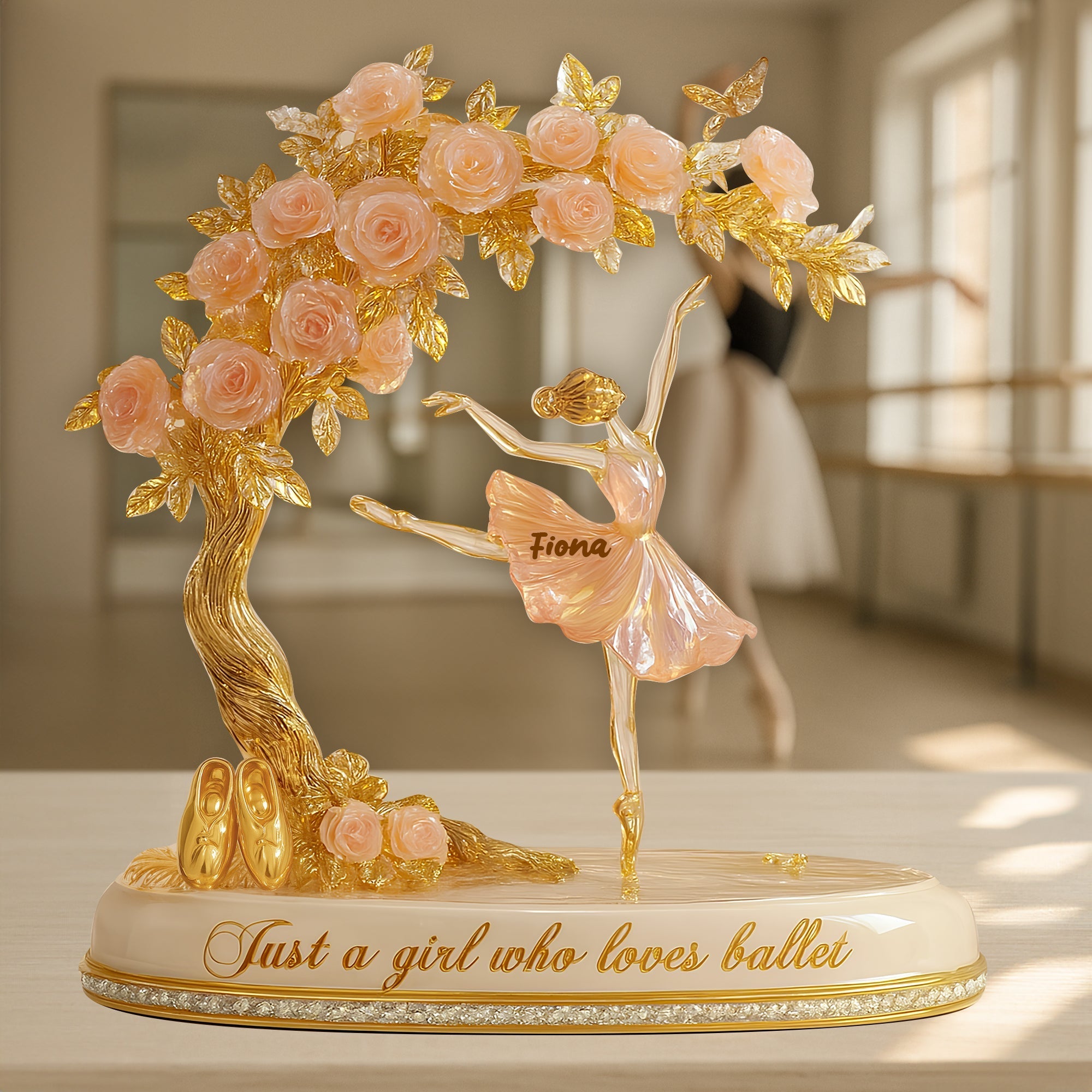 Dreamy Ballet Girl Acrylic Plaque - Personalized Gifts For Ballerina 03QHLU080725