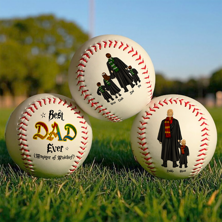 Personalized Gift For Dad Baseball Father's Day Wizard Dad 052ACHU050425TM