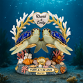 Turtle Couple Acrylic Plaque - Personalized Gifts For Couple 01napu030625