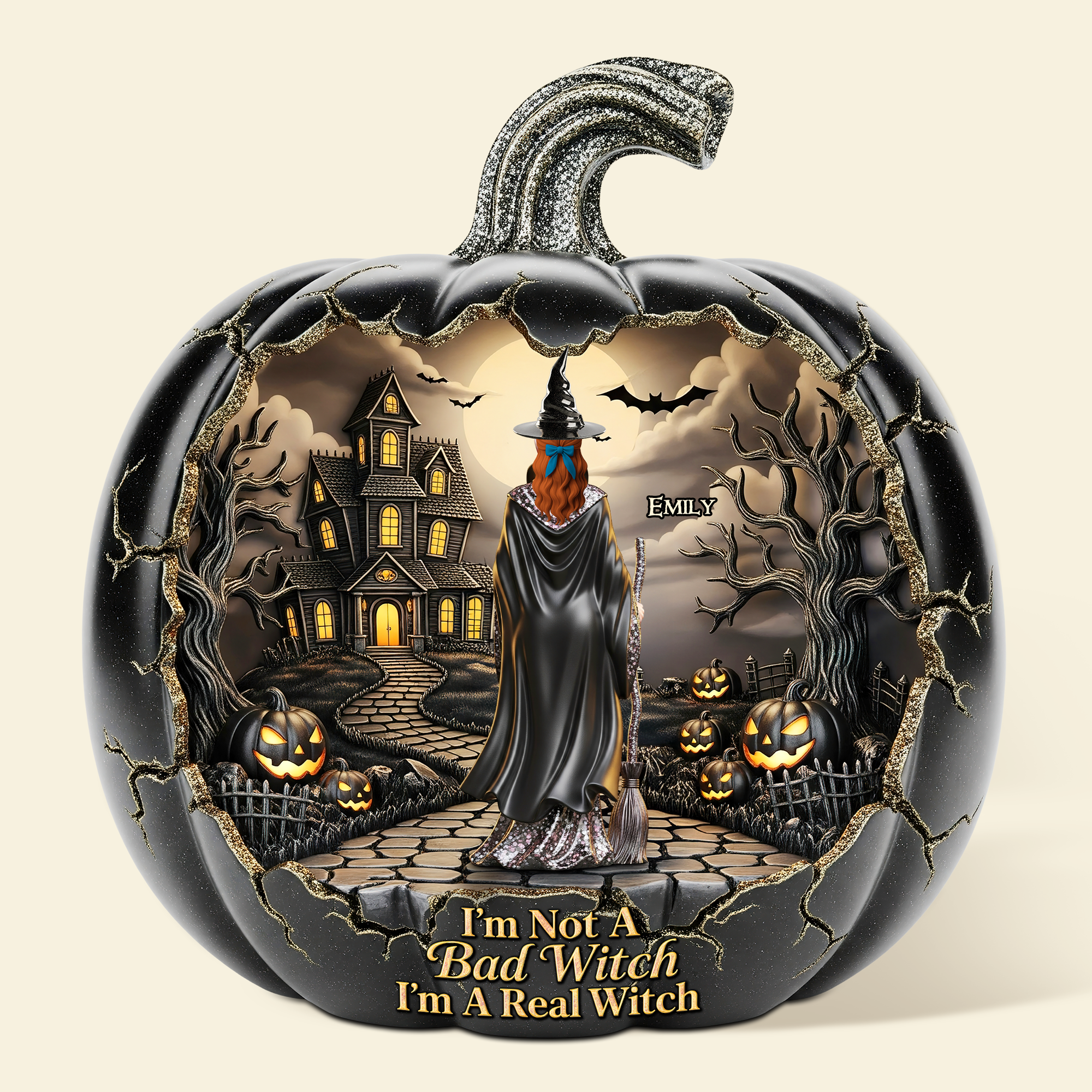 Witch Plaque - Personalized Gifts For Magic Lovers 01ohpu080725