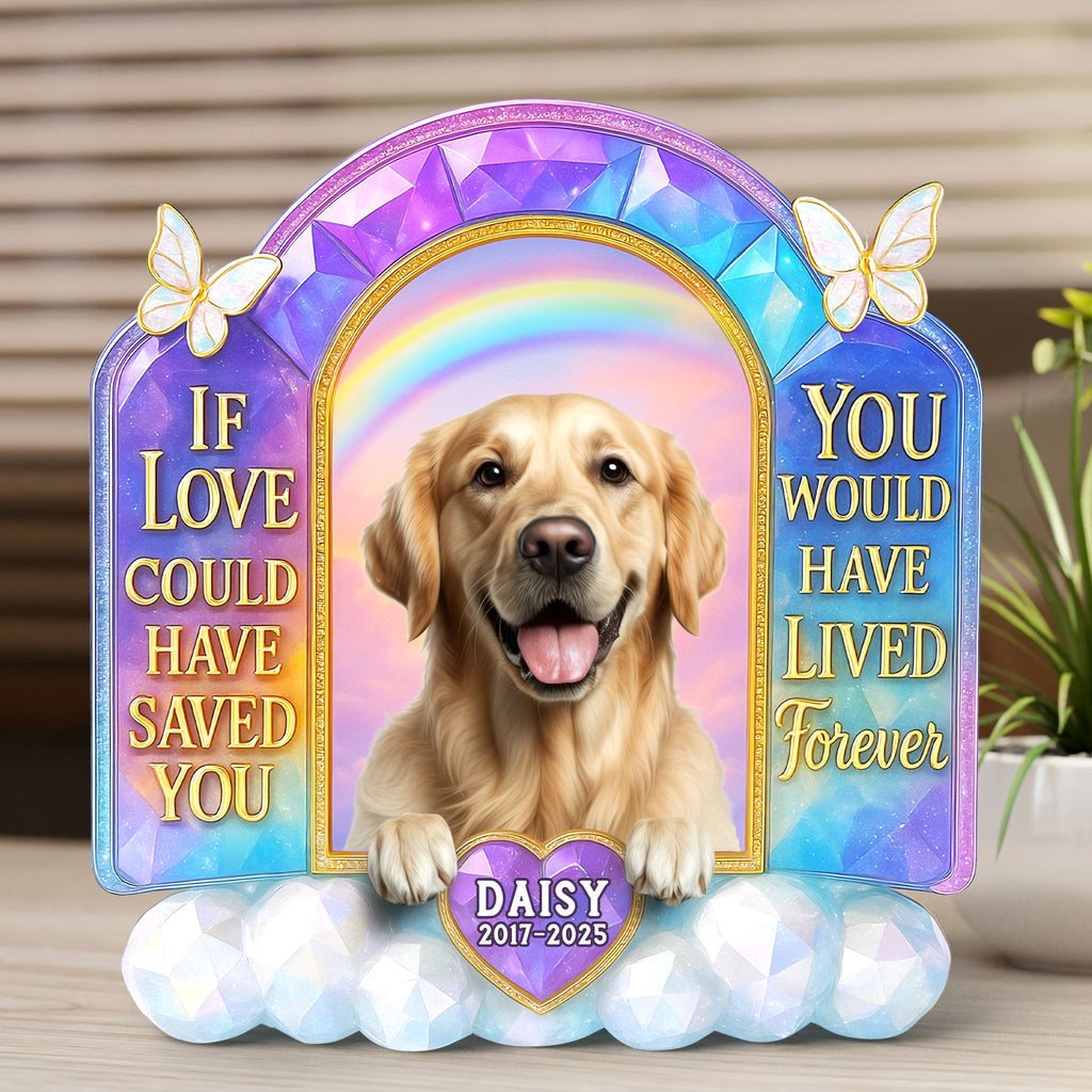 Memorial Dog Plaque - Custom Photo Gifts For Dog Lovers 01nati300525