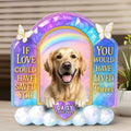 Memorial Dog Plaque - Custom Photo Gifts For Dog Lovers 01nati300525