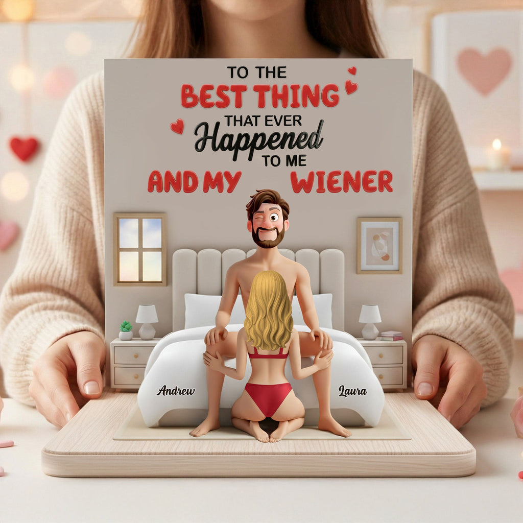 Couple The Best Thing Acrylic Plaque - Personalized Gifts For Couple 03kiti121225