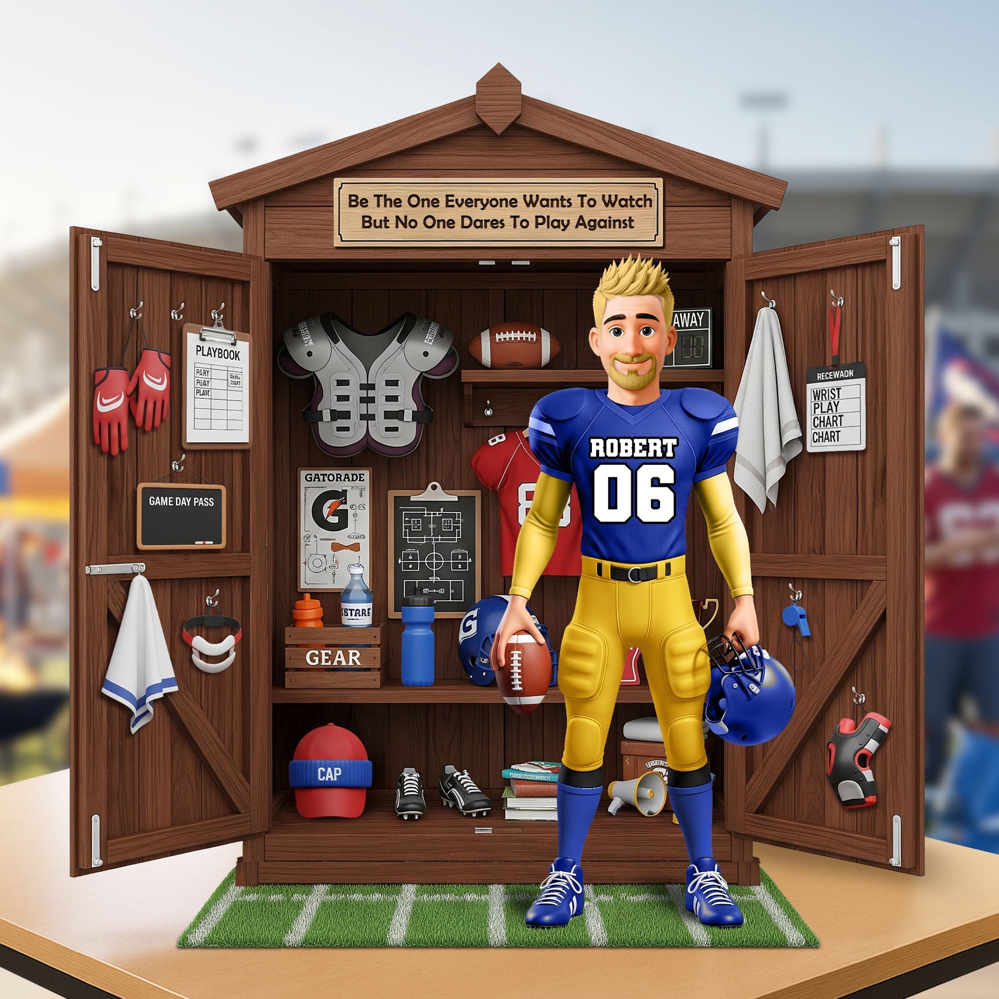 Personal Football Locker Plaque - Personalized Gifts For Football Lovers 02ohti230625