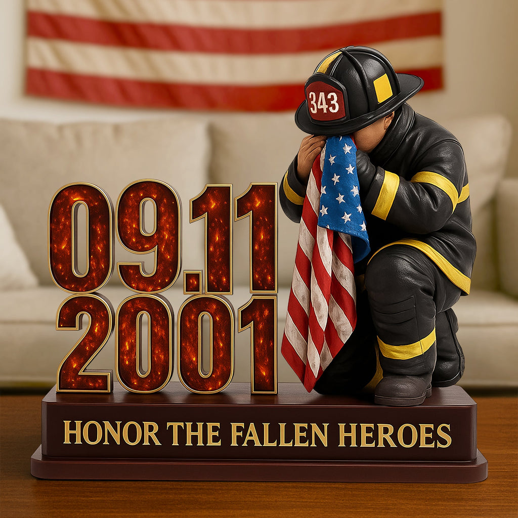 Fallen Firefighter Plaque - Personalized Gifts For Firefighter 02pgti060825
