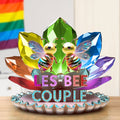 Bee Couple Acrylic Plaque - Personalized Gifts For LGBT Couple 05TGTI280525