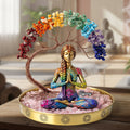 Yoga Girl Plaque - Personalized Gifts For Yoga Lovers 03nati090625