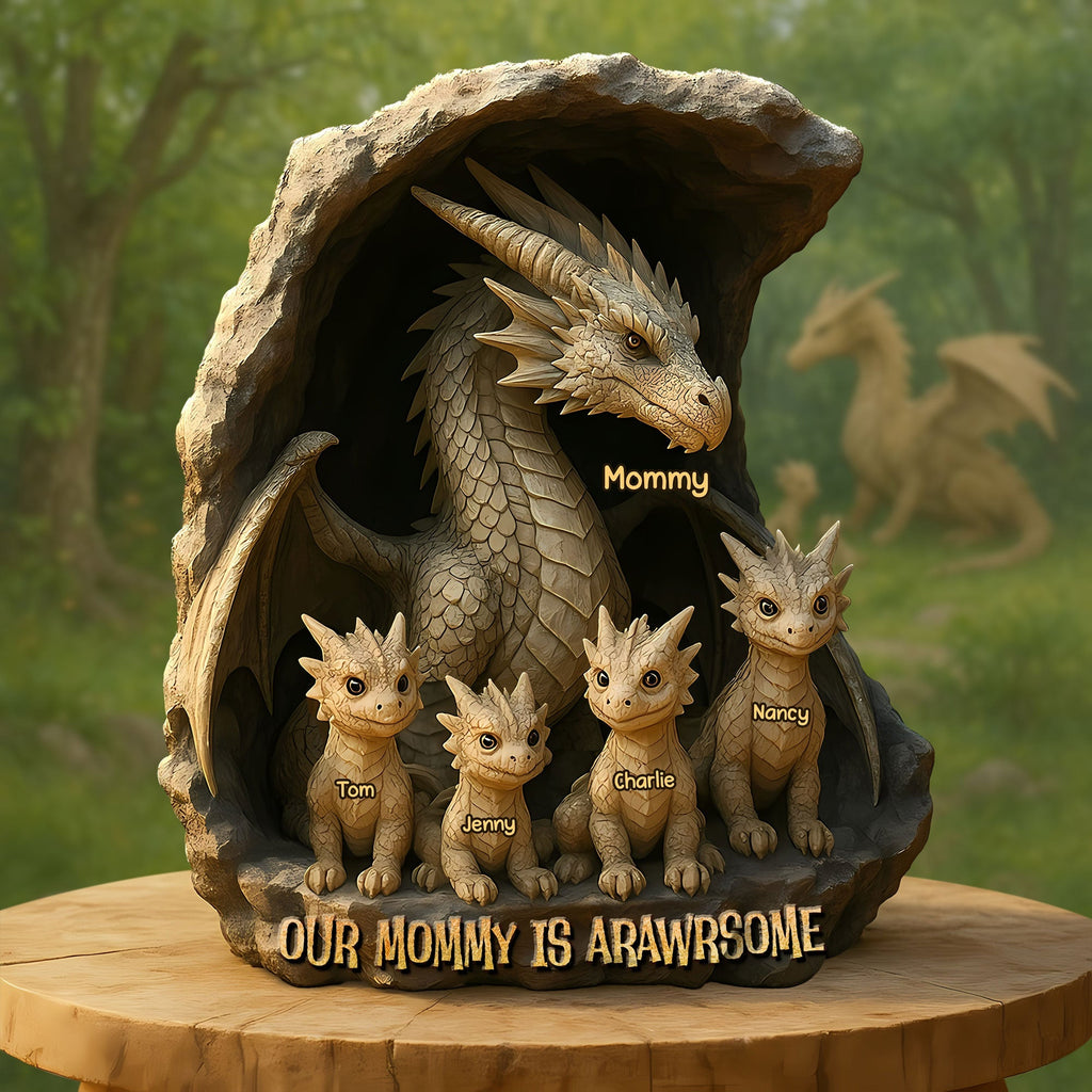Personalized Christmas Decor Gifts For Mom Dragon Acrylic Plaque 02TGTI050425