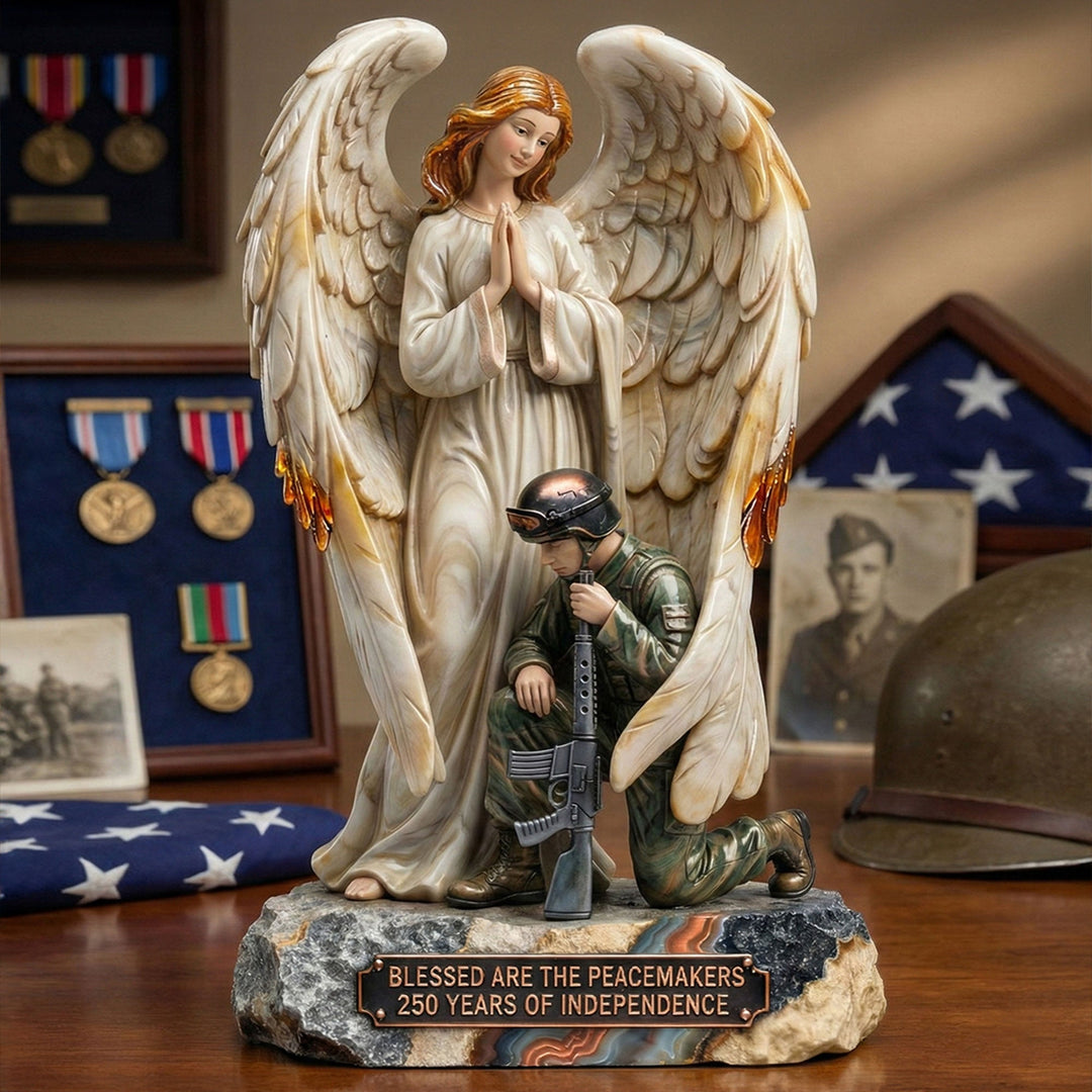 Veteran Guardian Angel Acrylic Plaque, Personalized Gifts For Veteran 02QHTI280126