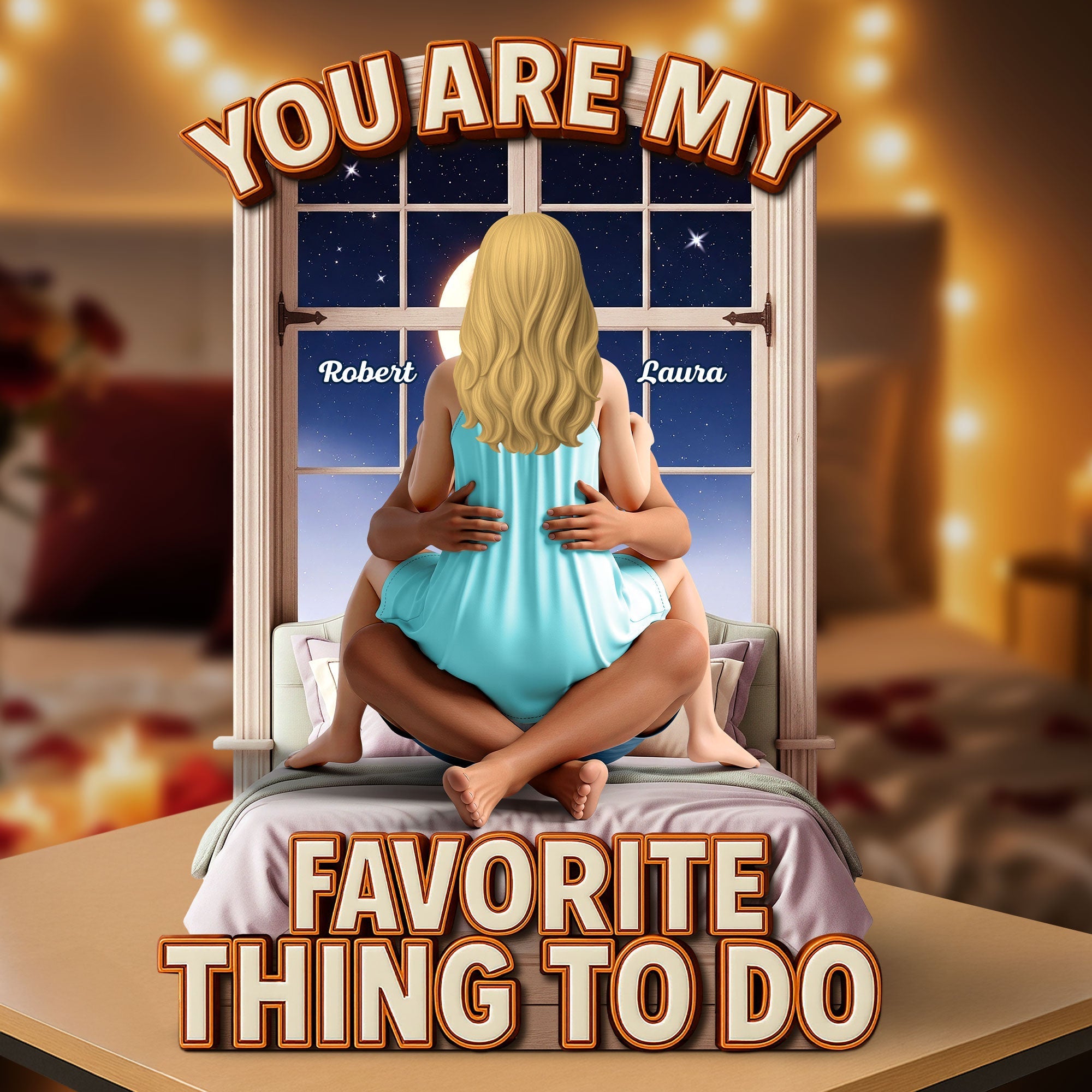 Naughty Couple Plaque - Personalized Gifts For Couple 02ohti190625