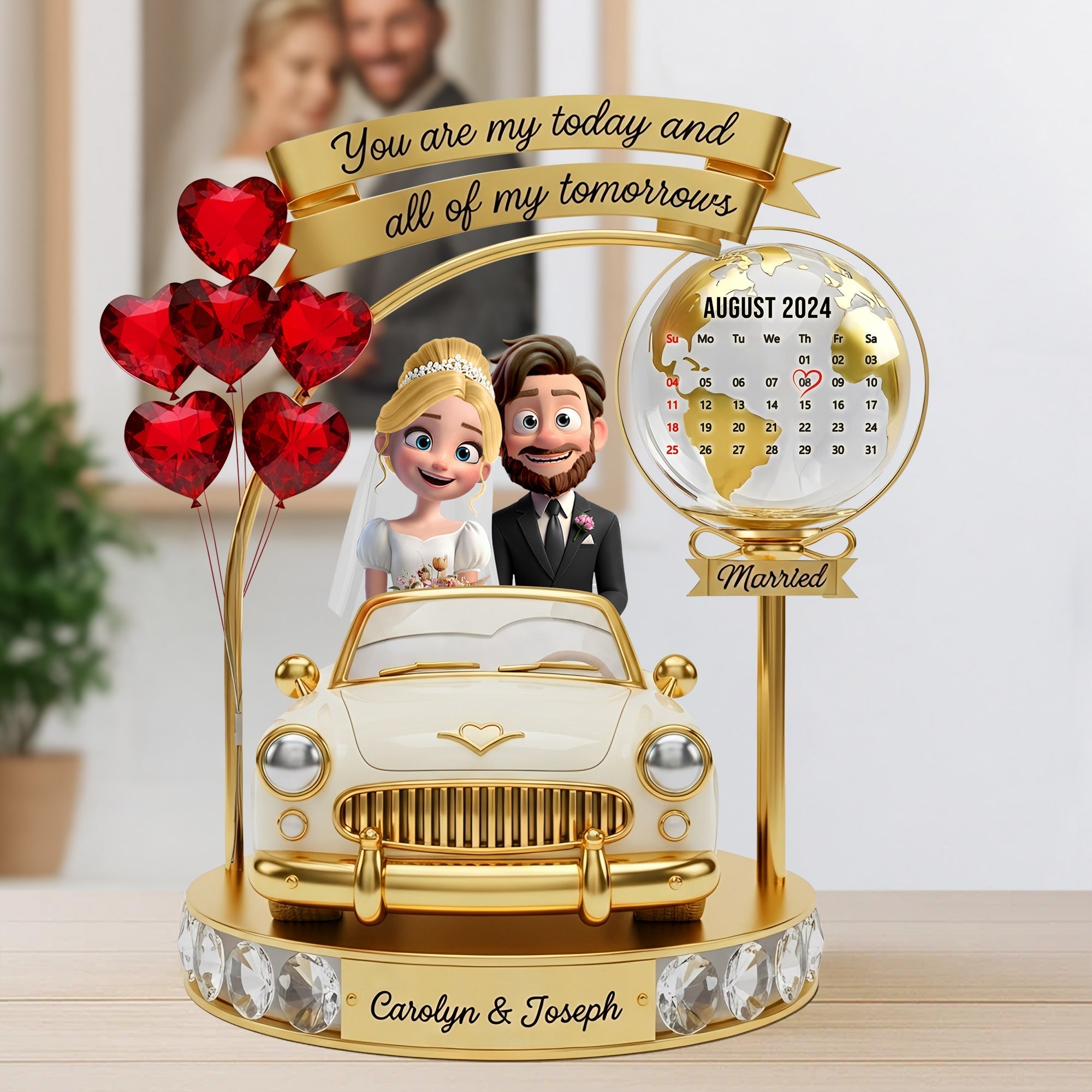 Anniversary Wedding Couple Plaque - Personalized Gifts For Couple 05tgti100725