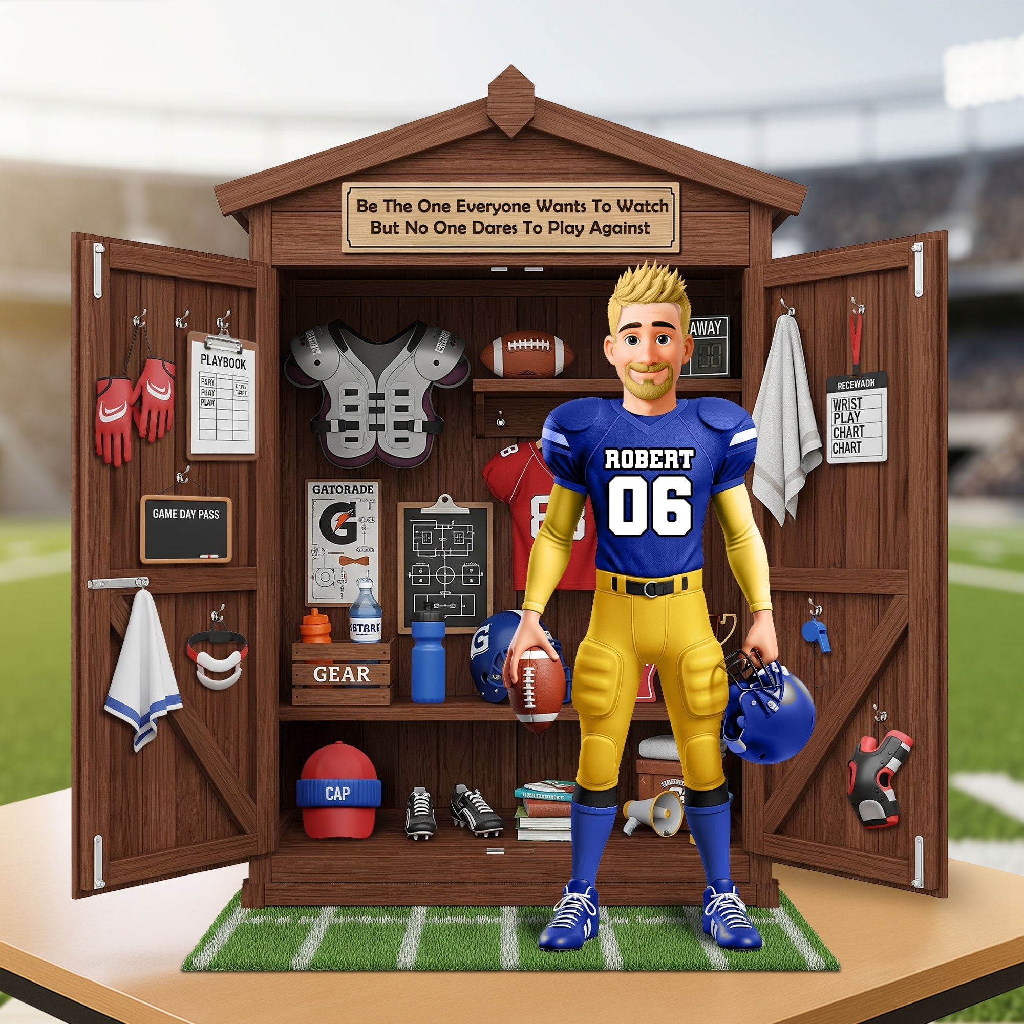 Personal Football Locker Plaque - Personalized Gifts For Football Lovers 02ohti230625