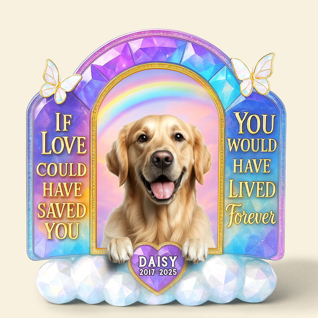 Memorial Dog Plaque - Custom Photo Gifts For Dog Lovers 01nati300525