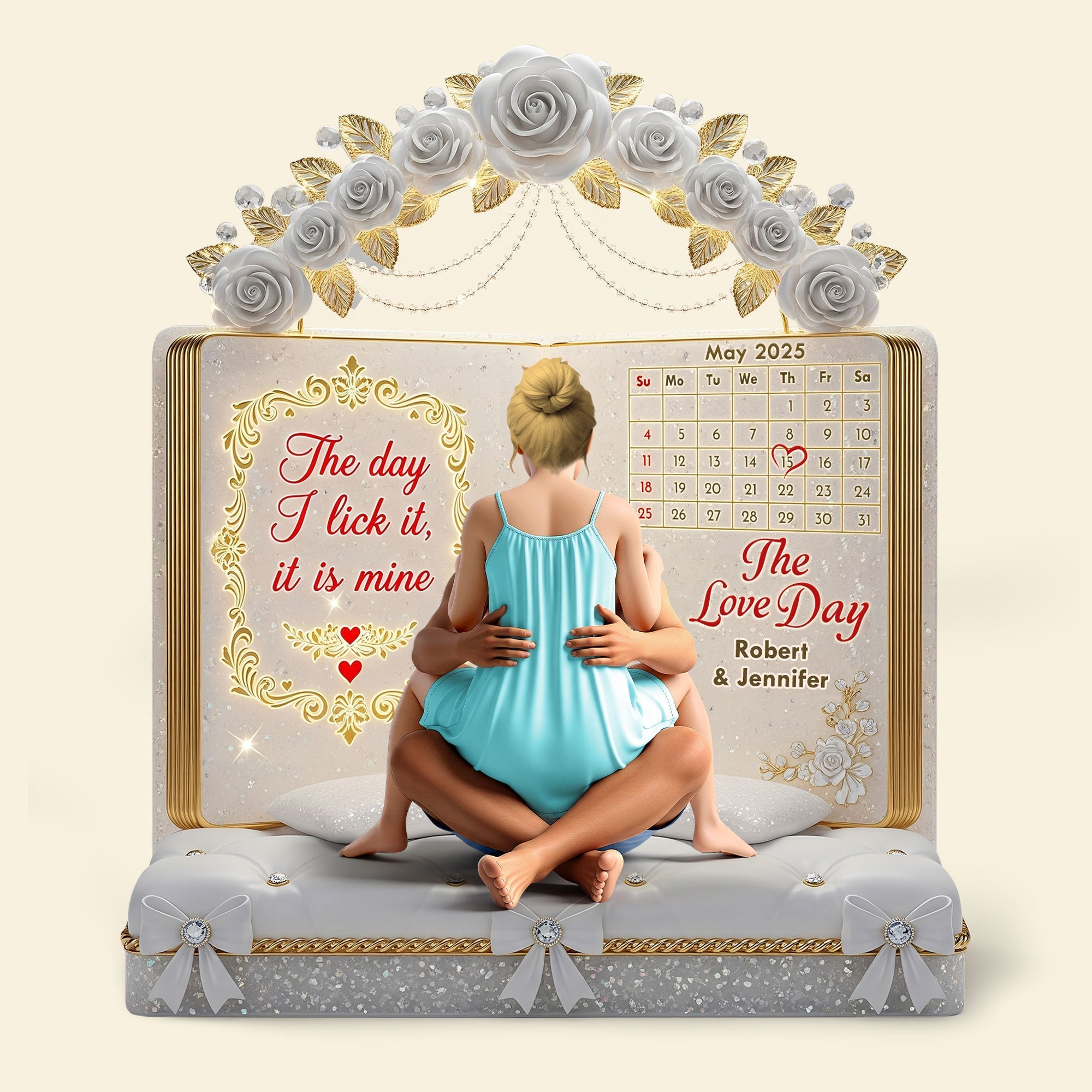 Naughty Couple Plaque - Personalized Gifts For Couple 03ohti260625