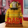 Firefighter Dad Acrylic Plaque - Personalized Gifts For Dad 01OHTI150525