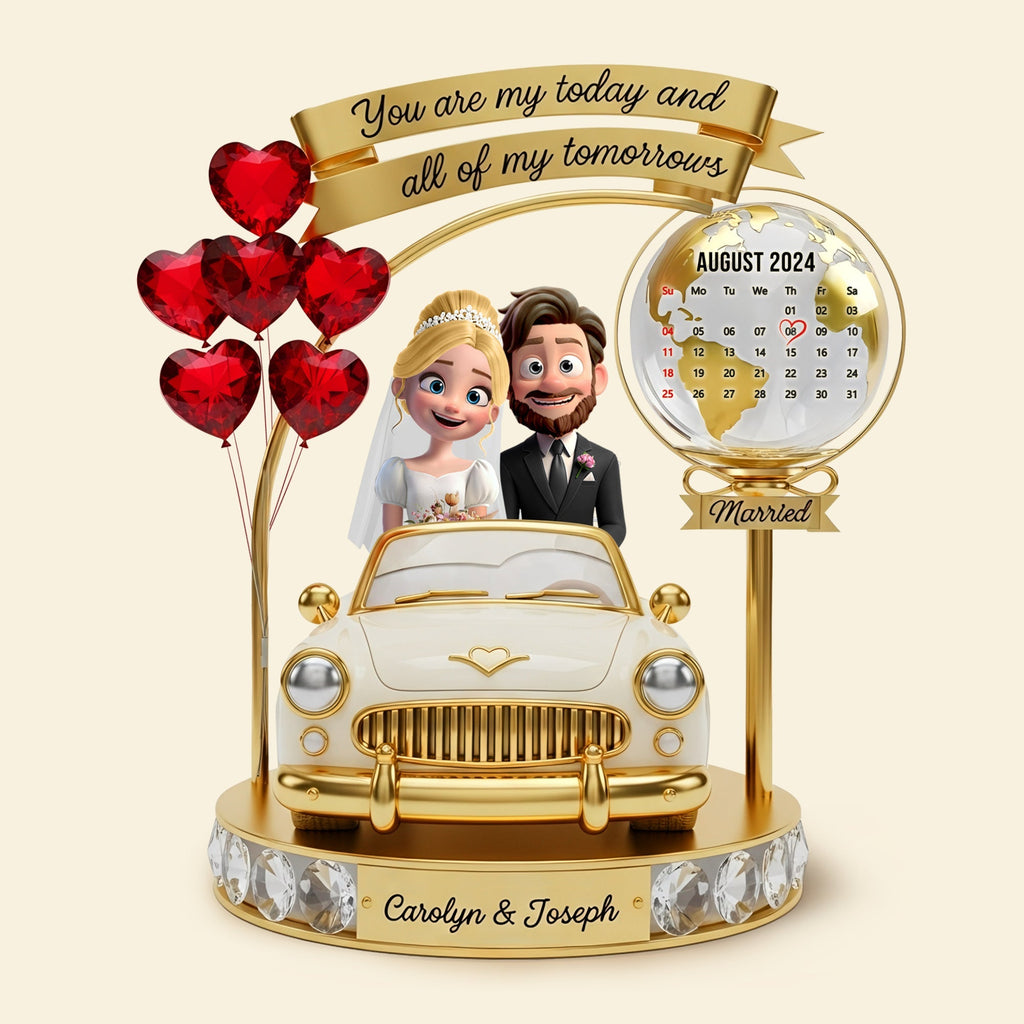 Anniversary Wedding Couple Plaque - Personalized Gifts For Couple 05tgti100725