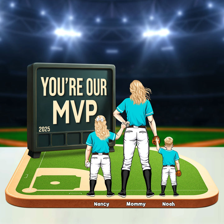 Baseball Mom Plaque - Personalized Gifts For Mom 01kati150425pa