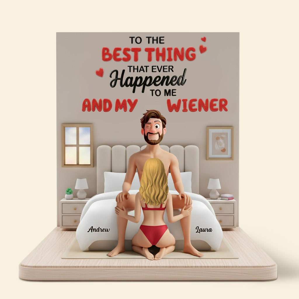 Couple The Best Thing Acrylic Plaque - Personalized Gifts For Couple 03kiti121225