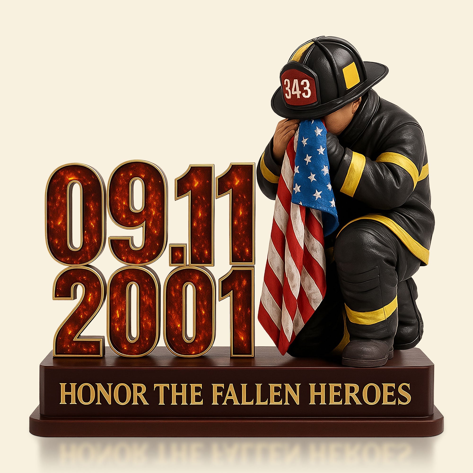 Fallen Firefighter Plaque - Personalized Gifts For Firefighter 02pgti060825