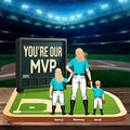 Baseball Mom Plaque - Personalized Gifts For Mom 01kati150425pa