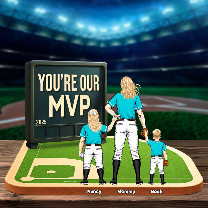 Baseball Mom Plaque - Personalized Gifts For Mom 01kati150425pa