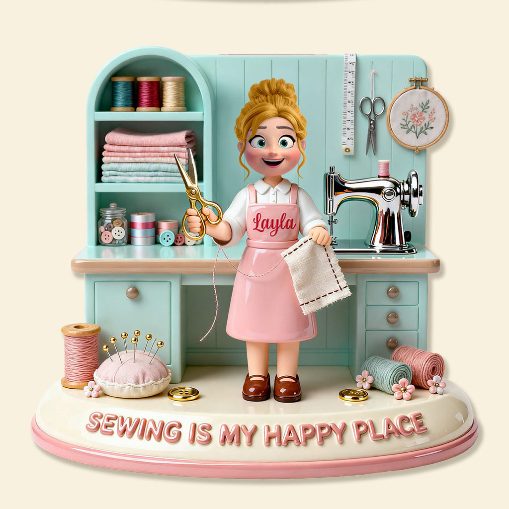 Sewing Room Acrylic Plaque - Personalized Gifts For Sewing Lovers 05pgmg120226